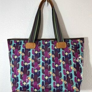 Consuela Cactus Twyla VTG Extra Large Weekend Tote.